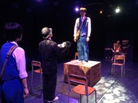 飛ぶ劇場「Q稿、銀河鉄道の夜」沖縄公演より。