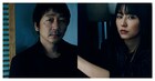 赤堀雅秋「神の子」ビジュアル、黒い衣装に身を包む大森南朋&長澤まさみ