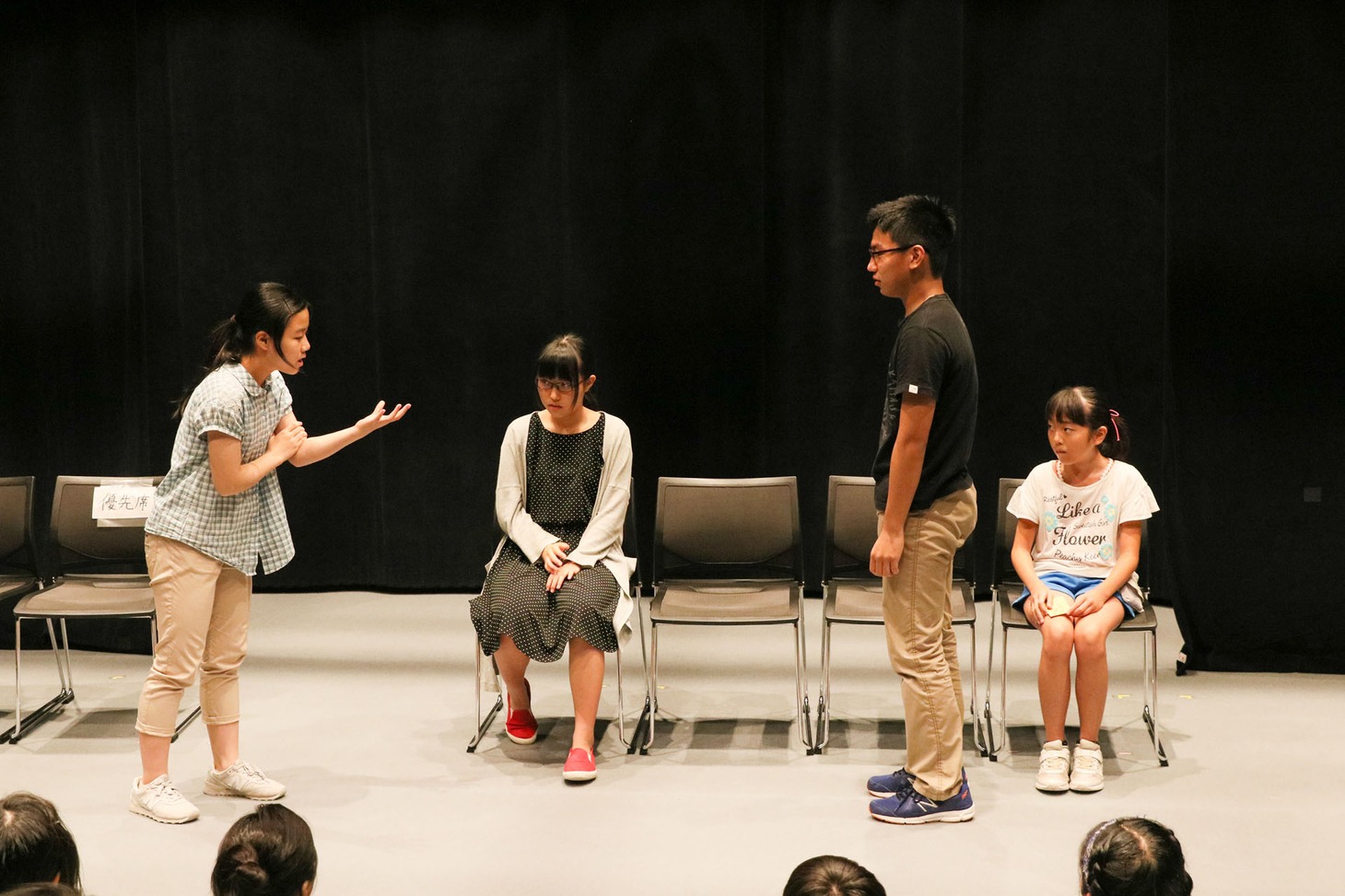「エンパク★こども演劇教室 2018」の様子。（Photo by Yuka Kikuma）