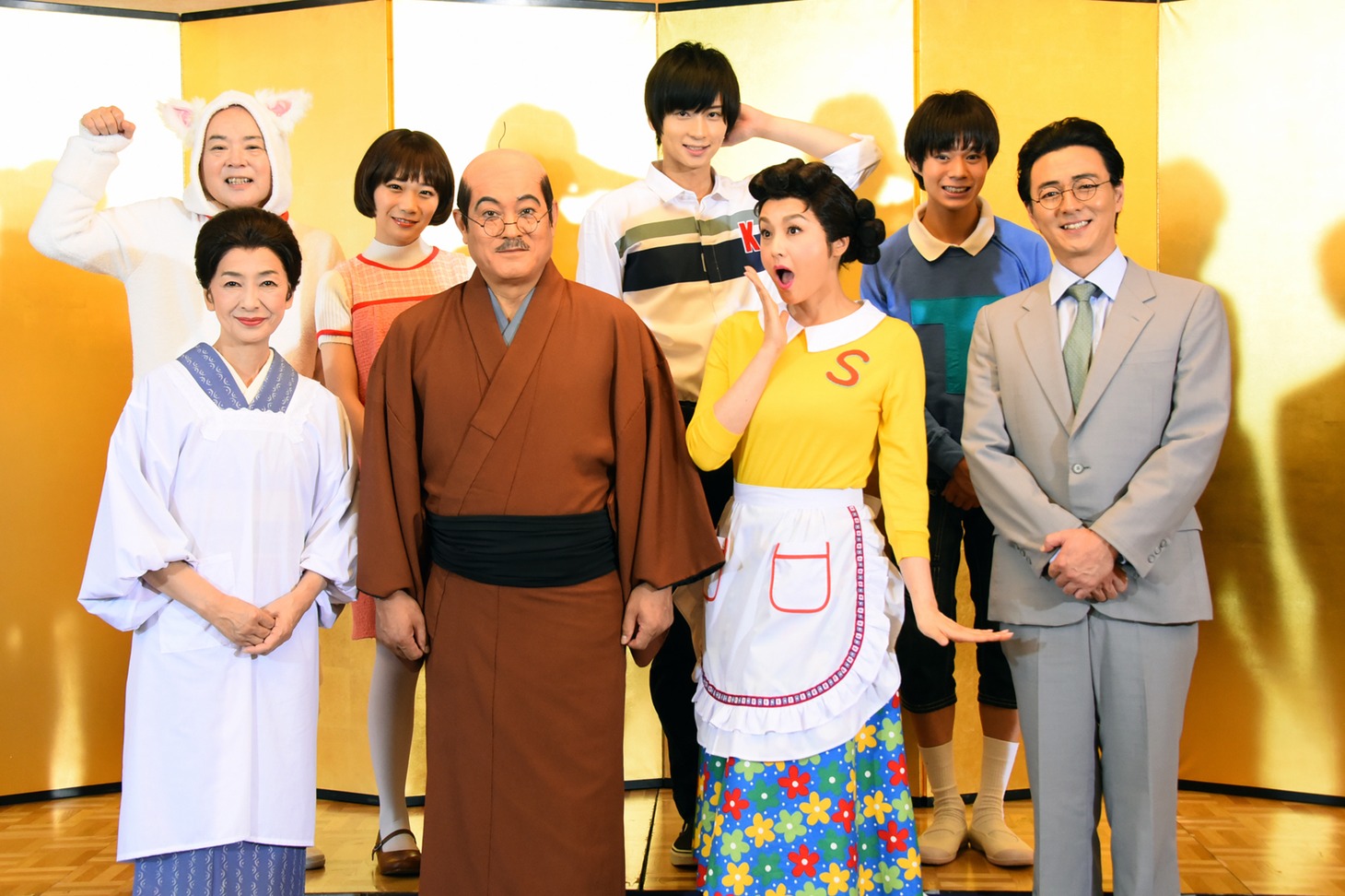 明治座 9月公演 舞台「サザエさん」囲み取材より。