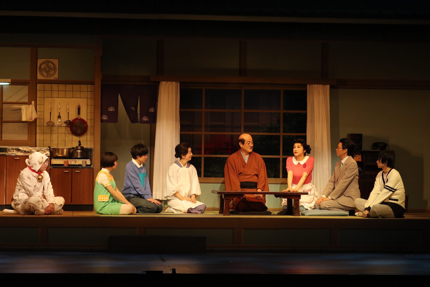 明治座 9月公演 舞台「サザエさん」より。