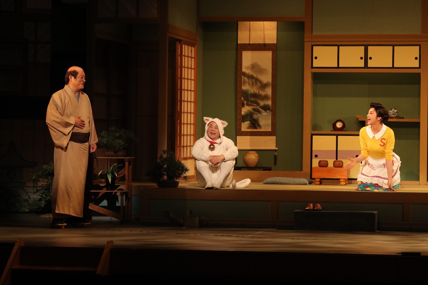 明治座 9月公演 舞台「サザエさん」より。