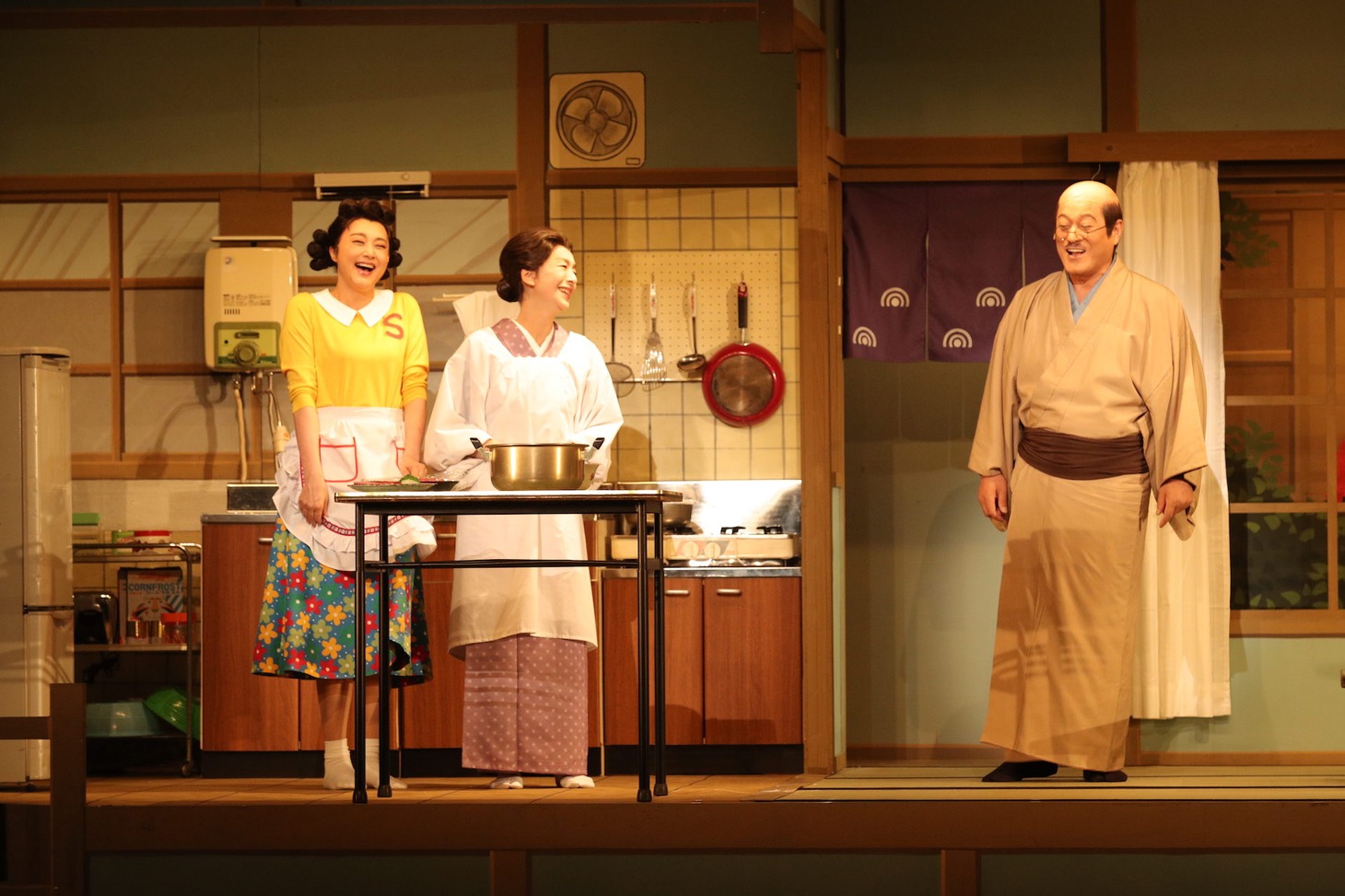 明治座 9月公演 舞台「サザエさん」より。