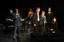 文学座9月アトリエの会「スリーウインターズ」より。（撮影：宮川舞子）