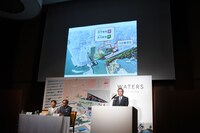 「WATERS takeshiba」プロジェクト発表会より。