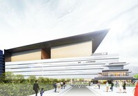 劇場の外観イメージ。