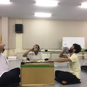 庭劇団ペニノ「笑顔の砦」神奈川・愛知公演に向け稽古中