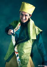 篠原功扮する豊臣秀吉。