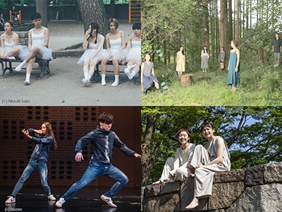 左から時計回りに水中めがね∞、Noroc、Von・noズ、田村興一郎。