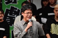 「『関西演劇祭』お前ら、芝居たろか！」開会式より。NHK大阪の盆子原誠氏。