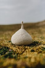 KAAT DANCE SERIES 2019 頭と口×Defracto「妖怪ケマメ：L'esprit des haricots poilus」ビジュアル。劇中で使われるボールの1つ。