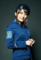 福永マリカ扮するフレデリカ・グリーンヒル。