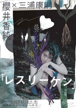 櫻井香純×三浦康嗣「レスリーケン」チラシ表