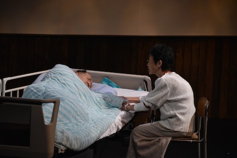 老いのプレーパーク 発表公演「老人ハイスクールDX」稽古の様子。