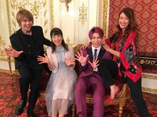 左から浦井健治、関純子、歌広場淳（ゴールデンボンバー）、LiLiCo。(c)関西テレビ