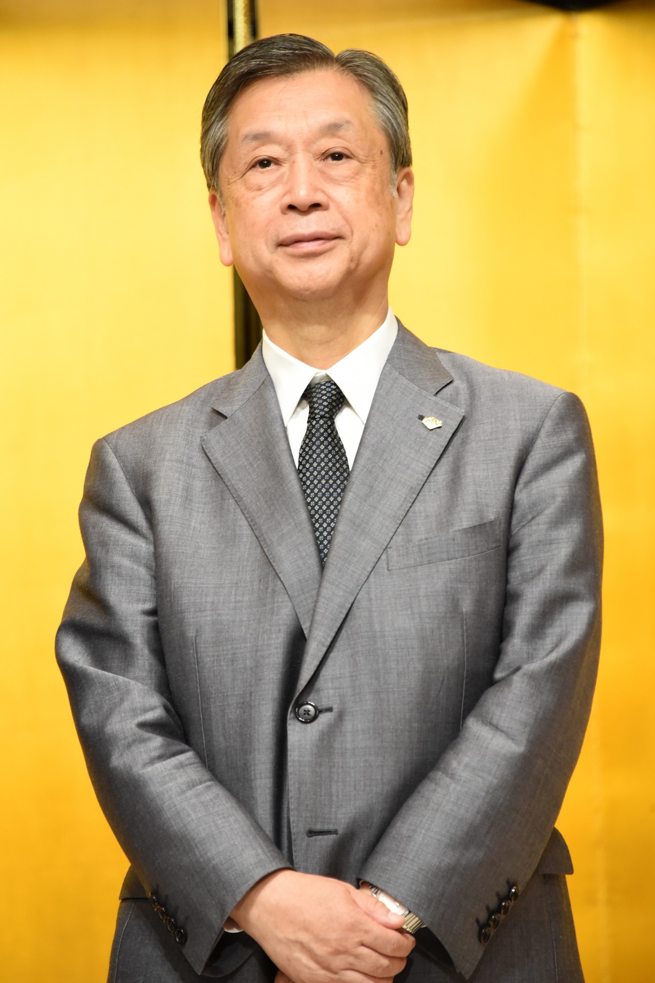 松竹の安孫子正代表取締役副社長。