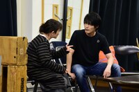 「ザ・フォーリナー The Foreigner」稽古場公開より。