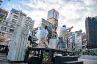 セノ派「移動祝祭商店街」ゲネプロの様子。