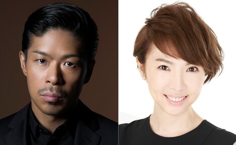 左から松本利夫（EXILE）、樹里咲穂。