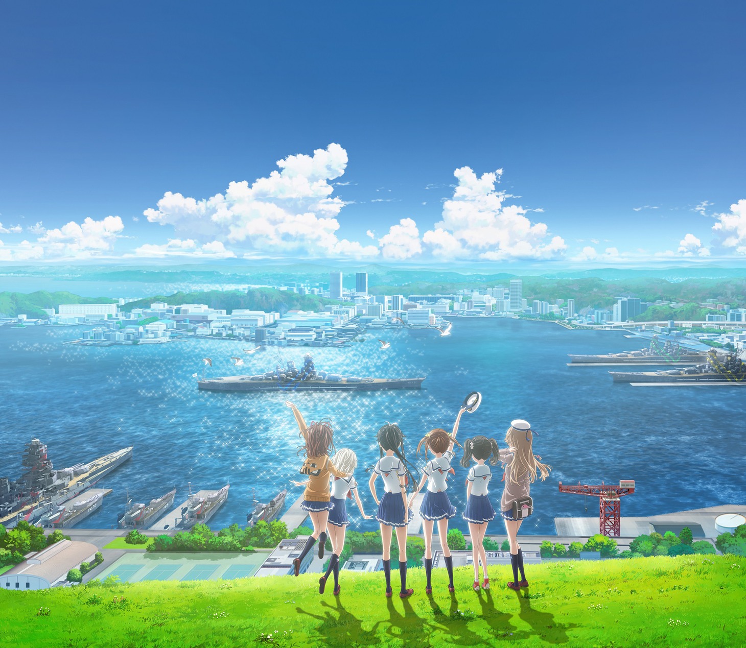 「劇場版 ハイスクール・フリート」キービジュアル (c)AAS/新海上安全整備局