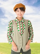 寺本莉緒の扮装ビジュアル。