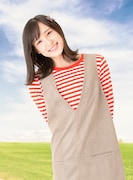 中崎絵梨奈の扮装ビジュアル。