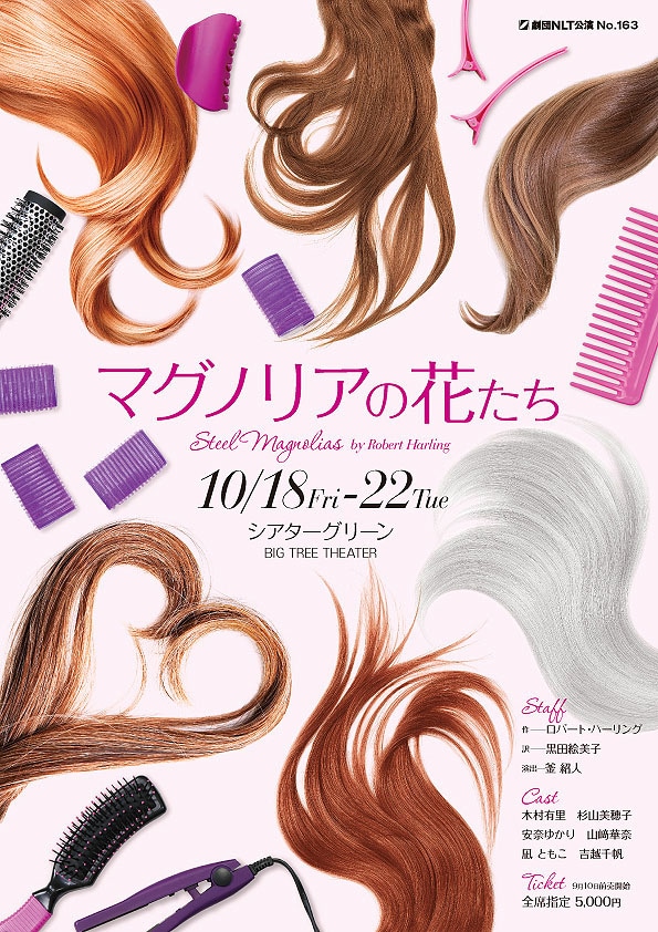 劇団NLT公演 No.163「マグノリアの花たち」チラシ表