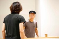 舞台「相対的浮世絵」稽古の様子。（撮影：斎藤杏香）