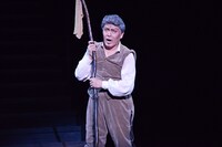 日本初演50周年記念公演 ミュージカル「ラ・マンチャの男」上演回数1300回特別カーテンコールより、松本白鸚。
