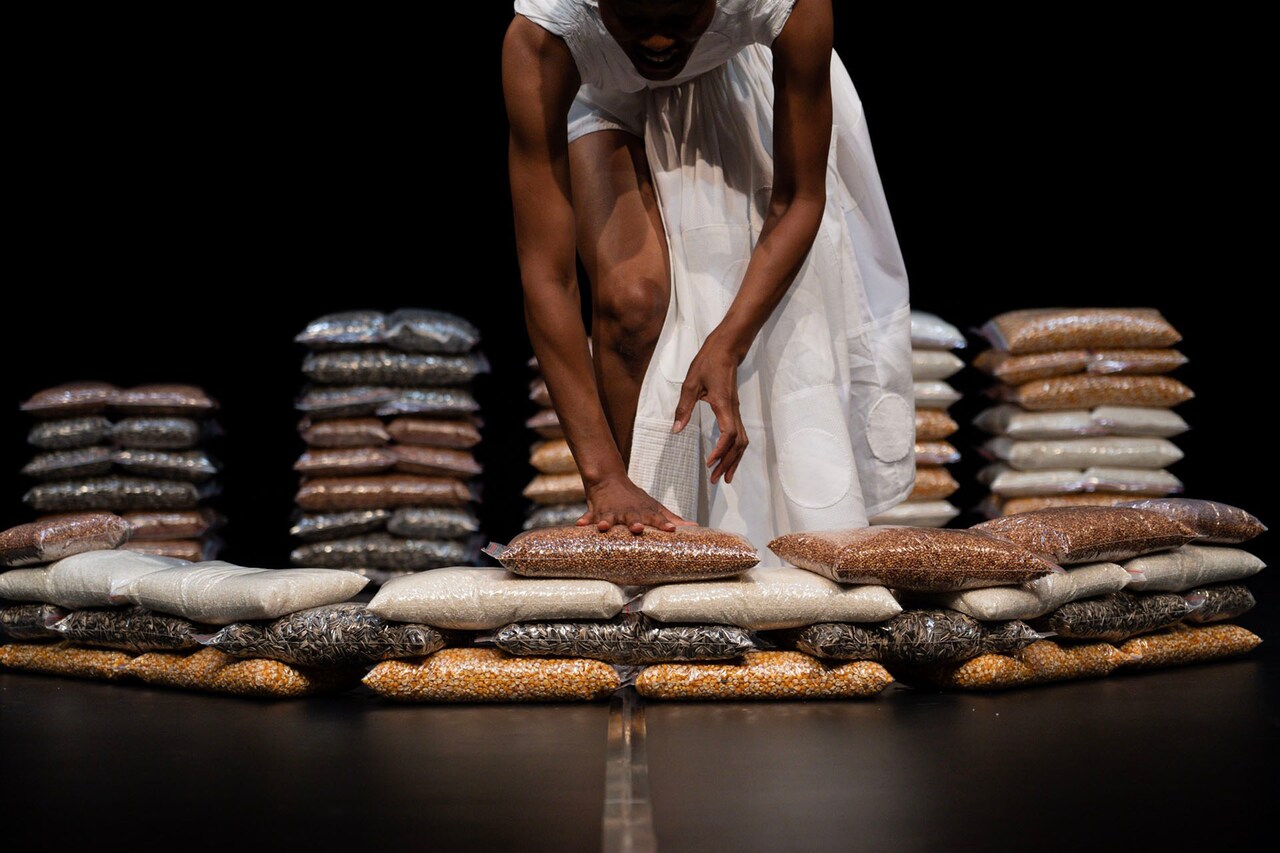 ネリシウェ・ザバ「Bang Bang Wo」「Plasticization」より。（撮影：松見拓也）