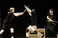 「博多座開場20周年記念 AKB48グループ特別公演」第1部「仁義なき戦い～彼女（おんな）たちの死闘篇～」公開稽古より。