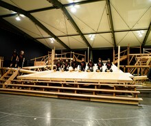 「博多座開場20周年記念 AKB48グループ特別公演」第1部「仁義なき戦い～彼女（おんな）たちの死闘篇～」公開稽古より。