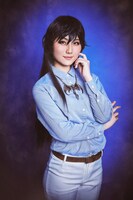 千歳ゆう扮するレティシャ。