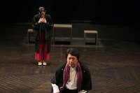 よこしまブロッコリー 第22回本公演「ライフ─selection─」より。（撮影影：構久夫）