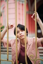 「北村諒写真集『factor』」より。（撮影：前康輔）(c)KADOKAWA