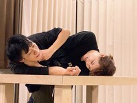 突劇金魚 第21回公演「墓場のオサムと機嫌のいい幽霊」稽古の様子。