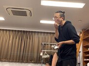 突劇金魚 第21回公演「墓場のオサムと機嫌のいい幽霊」稽古の様子。