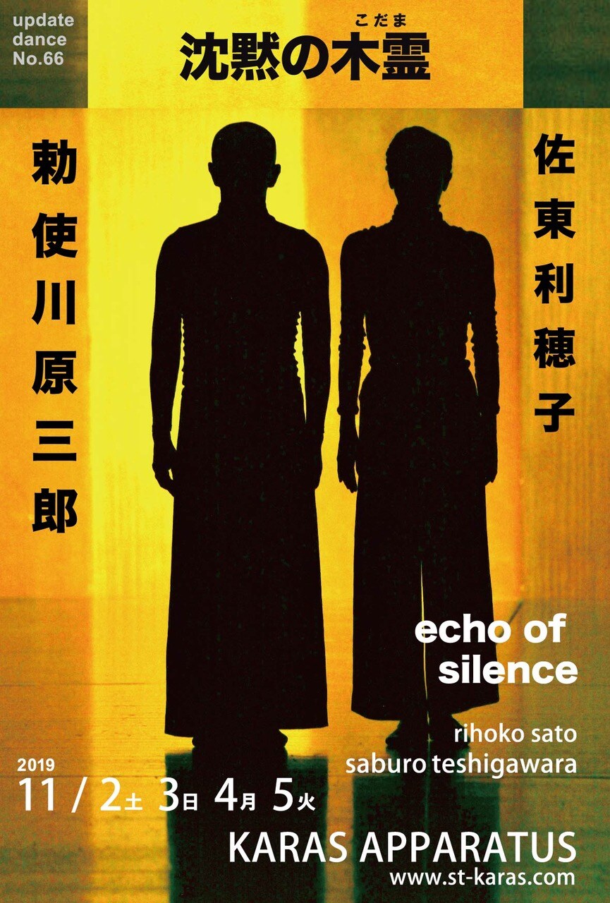 “完全無音”のデュエットを改作、勅使川原三郎＆佐東利穂子出演「沈黙の木霊」