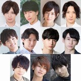 上段左から荒一陽、横尾瑠尉、松本ひなた、釣本南。中段左から東将司、竹石悟朗、瑛、長谷川慎也。下段左から 上仁樹、黒貴、谷佳樹。