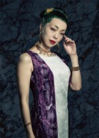 田中良子扮するビクトリア・ド・ダングラール。