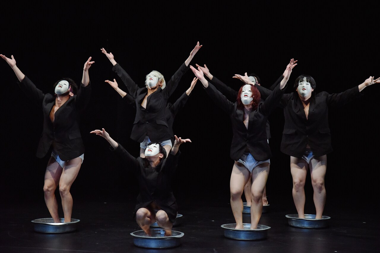 水中めがね∞「my choice, my body,」より。（撮影：金子愛帆）