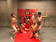 プロジェクト大山Presents「プロジェクト男山」本公演の成功を祈願するため11月15日に行われた「前前夜祭」より。