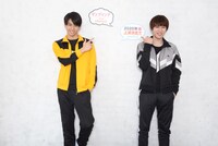 左から高野洸、西銘駿。