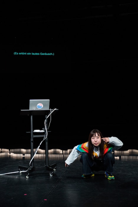 筒井潤 / dracom「釈迦ヶ池－Der Buddha-Teich」ドイツ・デュッセルドルフでの初演より。（Photo by Christian Herrmann）