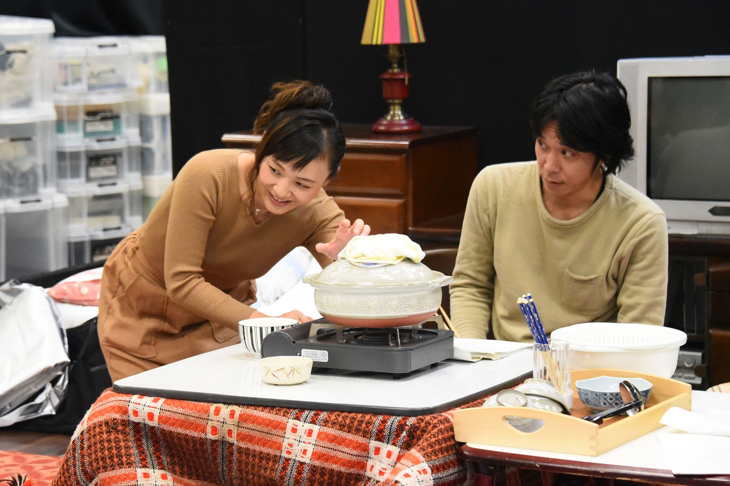 穂の国とよはし芸術劇場PLATプロデュース「荒れ野」稽古場より。