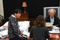 穂の国とよはし芸術劇場PLATプロデュース「荒れ野」稽古場より。