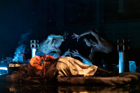 きゅうかくうしお新作公演「素晴らしい偶然をちらして」より。（撮影：菅原康太）