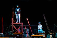 飛ぶ劇場 Vol.41「ハッピー、ラブリー、ポリティカル」より。（撮影：ふじまつたえこ）