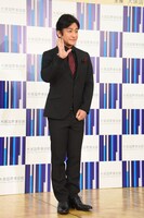 システィーナ歌舞伎「NOBUNAGA」製作発表より、片岡愛之助。