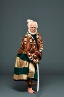 「神霊矢口渡」より、尾上松緑扮する渡し守頓兵衛。